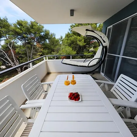 Luxury Sunset Penthouse With Seaview Apartment Petrcane Exterior photo